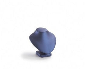 Navy Blue Leatherette Medium Neckform