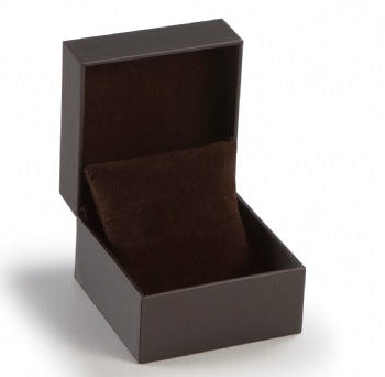 Chocolate Leatherette Watch/Bangle Box