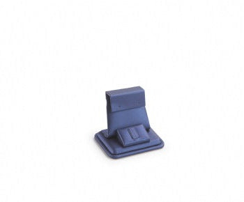 Navy Blue Leatherette Earring/Ring Stand