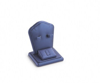 Navy Leatherette Ring/Earring/Pendant Stand