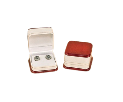 Rosewood Veneer Premium Wood Pendant/Earring Box
