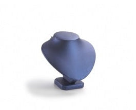 Navy Blue Leatherette Large Neckform