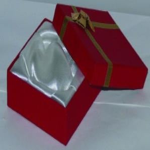 Cardboard Bangle/Watch Box with a Bow
