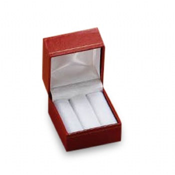 Leatherette with Gold Rim Hook Earring Box