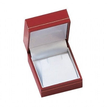 Leatherette with Gold Rim Earring Box