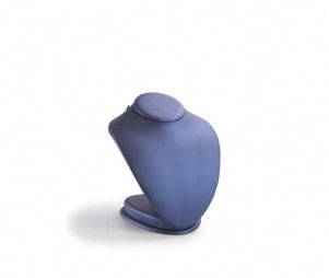 Navy Blue Leatherette Large Neckform