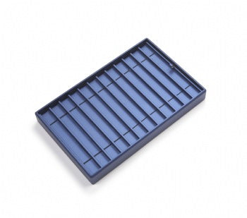 Navy Blue Leatherette 12 Bracelet Tray
