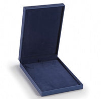 Navy Leatherette Necklace Box