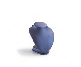 Navy Blue Leatherette Medium Neckform