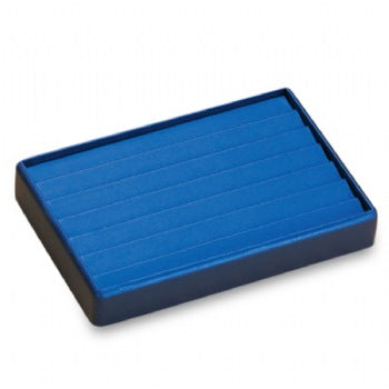 Navy Blue Leatherette 6 Bracelet Tray