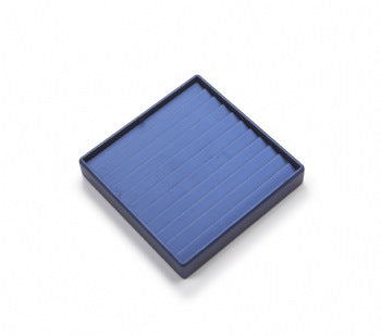 Navy Blue Leatherette 10 Bracelet Tray