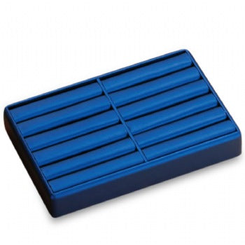 Navy Blue Leatherette 10 Bangle Tray