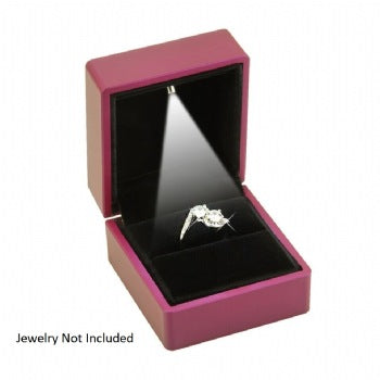 Leatherette LED Ring Box