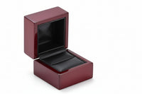 Mahogany Wood Ring Box