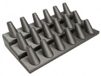 18 Finger Steel Gray Ring Stand Holder Jewelry Display