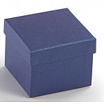 Navy Leatherette Necklace Box