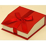 Linen Paper Utility/Large Pendant Box with Magnetic Closure