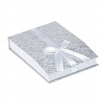 High Quality Paper Necklace Box with Magnetic Bow Closure