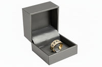 Silver Leatherette Ring Clip Box