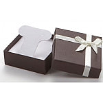 Cardboard Earring Tree Box with a Bow