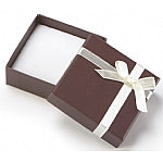 Cardboard Pendant Box with a Bow – Novel Box