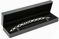 Silver Leatherette Bracelet Box