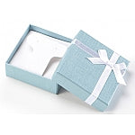 Cardboard Earring Tree Box with a Bow