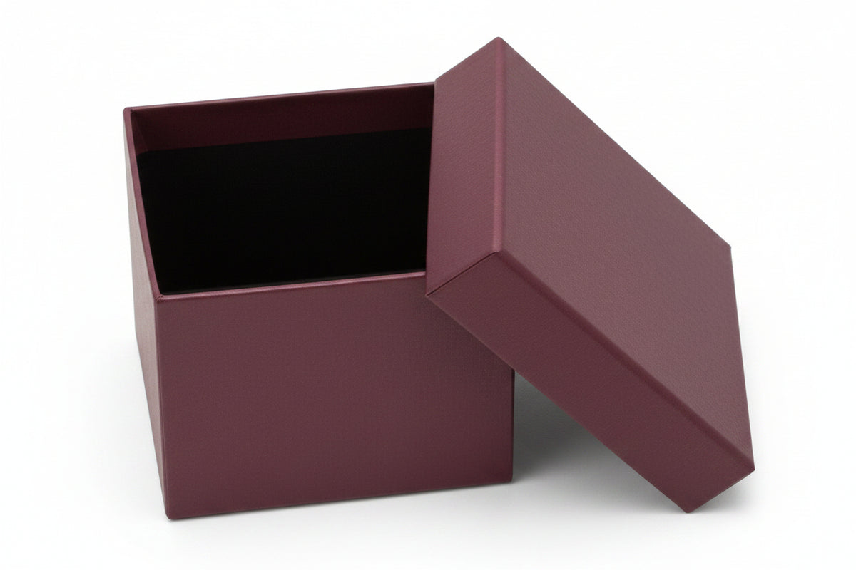 Slit Box Purple Leatherette Ring Slit Box โ Novel Box
