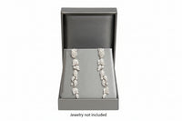 Silver Leatherette X-Large Pendant Box