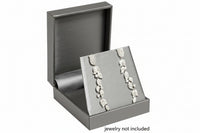 Silver Leatherette X-Large Pendant Box
