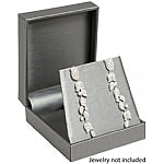 Silver Leatherette X-Large Pendant Box