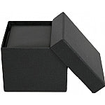 Black Leatherette Ring Clip Box