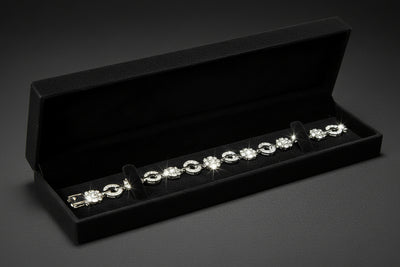 Black Leatherette Bracelet Box