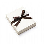Chocolate Beige Large Leatherette Pearl Folder