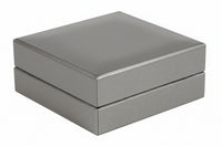 Silver Leatherette X-Large Pendant Box