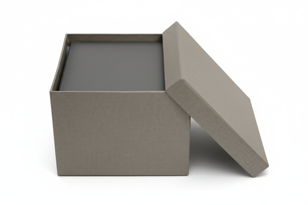 Silver Leatherette Watch/Bangle Box