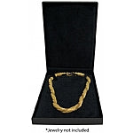 Black Leatherette Necklace Box