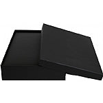 Black Leatherette Necklace Box