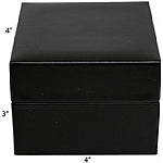 Black Leatherette Watch/Bangle Box