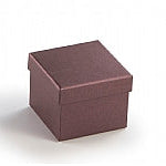 Burgundy Leatherette Earring Tree Box