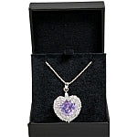 Black Leatherette Large Pendant Box