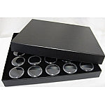 Black Tray & Cover, includes 25 Gem Jar Insert