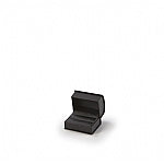 Leatherette Roll Top Double Ring Box