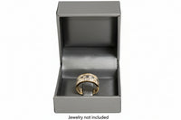 Silver Leatherette Ring Clip Box