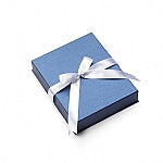 Navy Blue Small Leatherette Pearl Folders