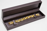 Purple Leatherette Bracelet Box