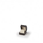 Leatherette Roll Top Stud Earring Box