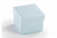 Light Blue Leatherette Ring Slit Box