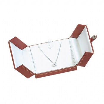 Leatherette Double Door Pendant Box