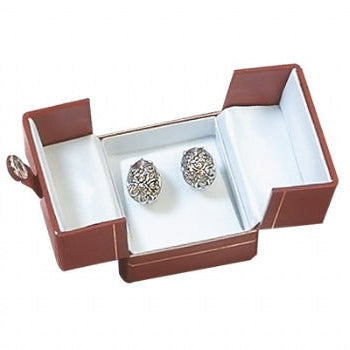 Leatherette Double Door Earring Box